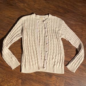 Vintage brooks brothers cable knit cardigan size xsmall